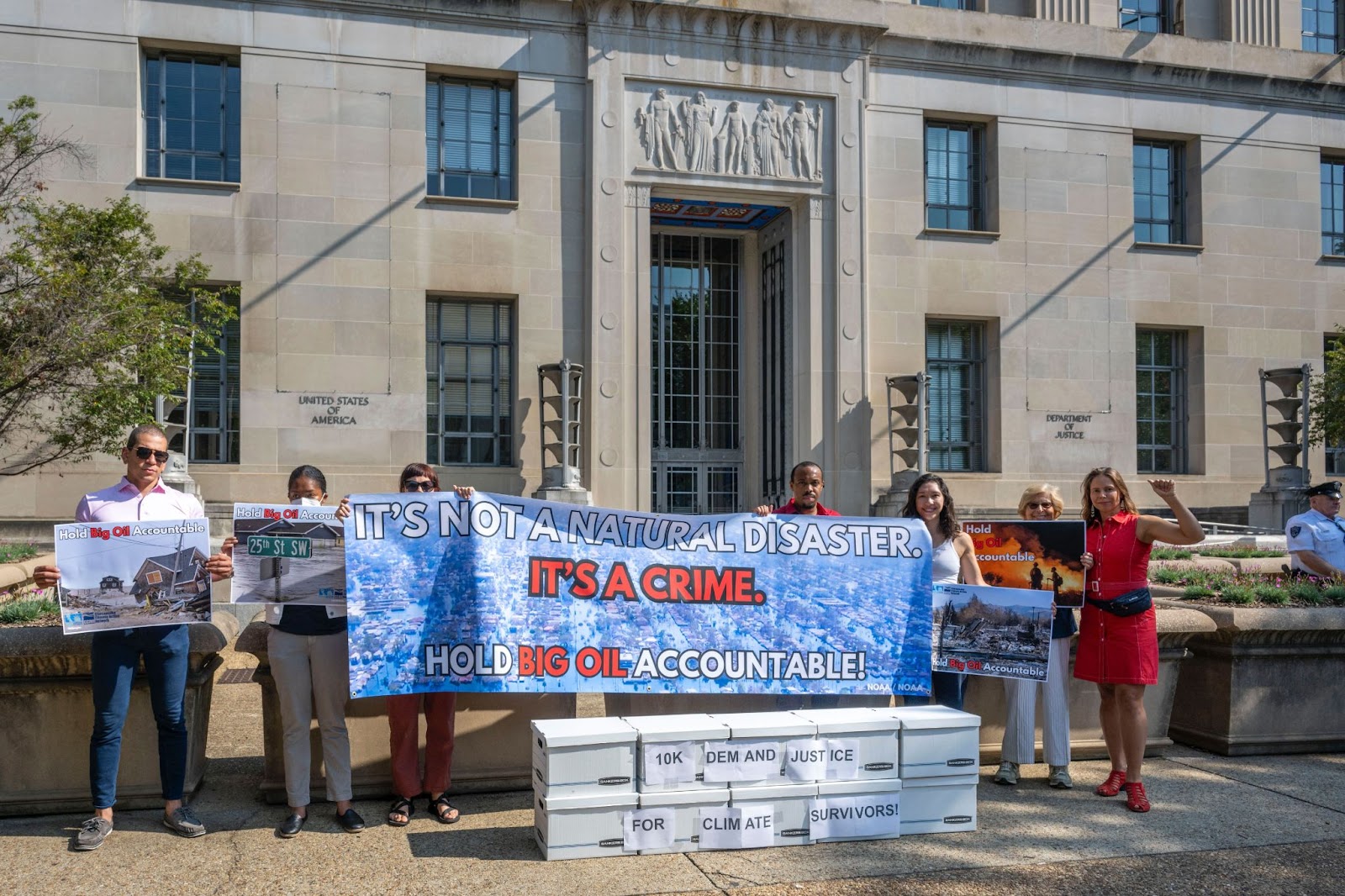Over 10,000 Climate Disaster Survivors and Their Allies Demand Federal Investigation of Big Oil for Climate Crimes